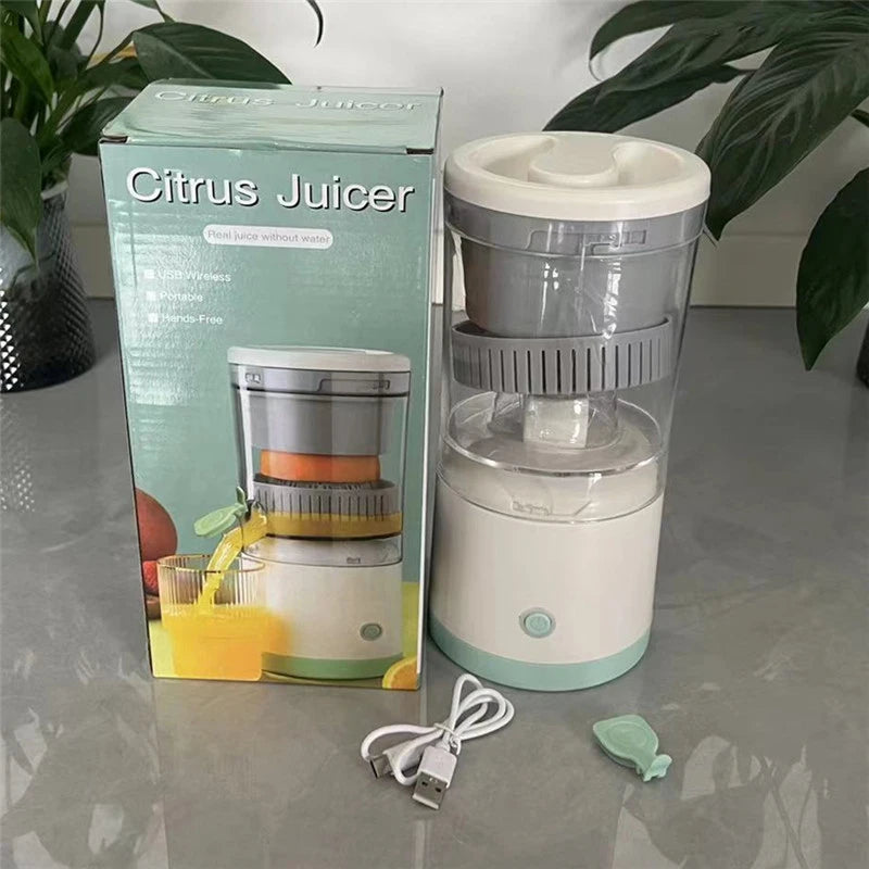 🍊✨ Exprimidor Eléctrico USB Portátil – Jugo Natural al Instante 🍊 ✨🍋